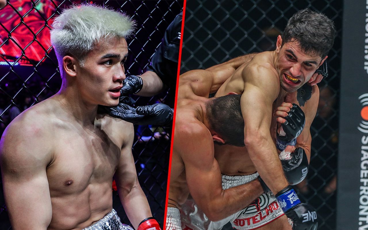 Zhang Peimian and Rui Botelho. [Image: ONE Championship]