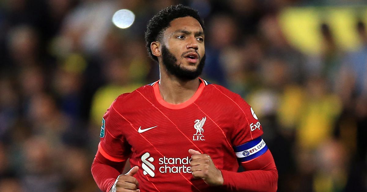 Joe Gomez has been Mohamed Salah