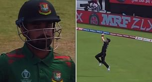 [Watch] Trent Boult provides first-ball wicket as birthday boy Litton Das departs for golden duck in BAN vs NZ 2023 World Cup match