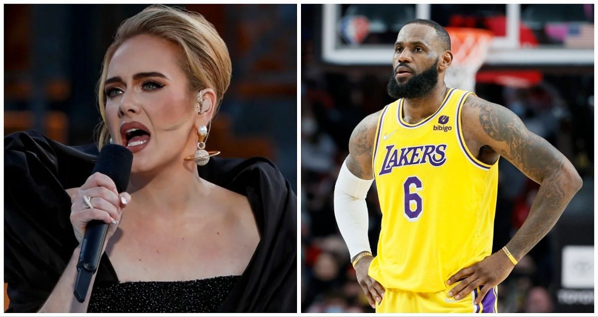 LeBron James give a shout out to Adele