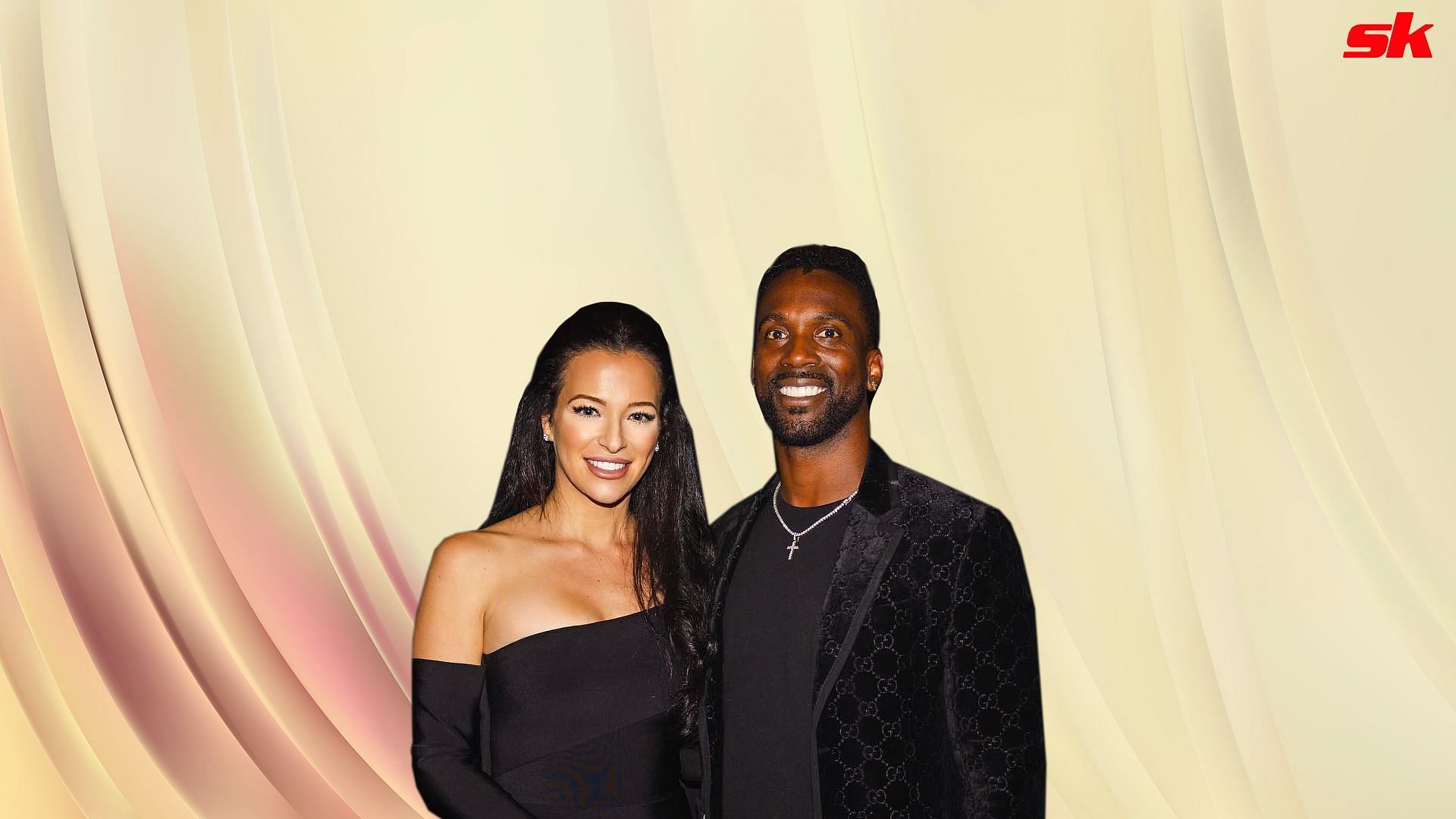 Andrew McCutchen and wife Maria stood out in classy all-black attire at the Roberto Clemente HOF ceremony