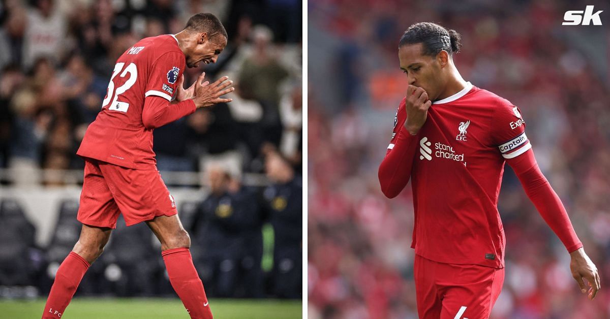 Virgil van Dijk sends message to Joel Matip after Liverpool own goal in Tottenham defeat.