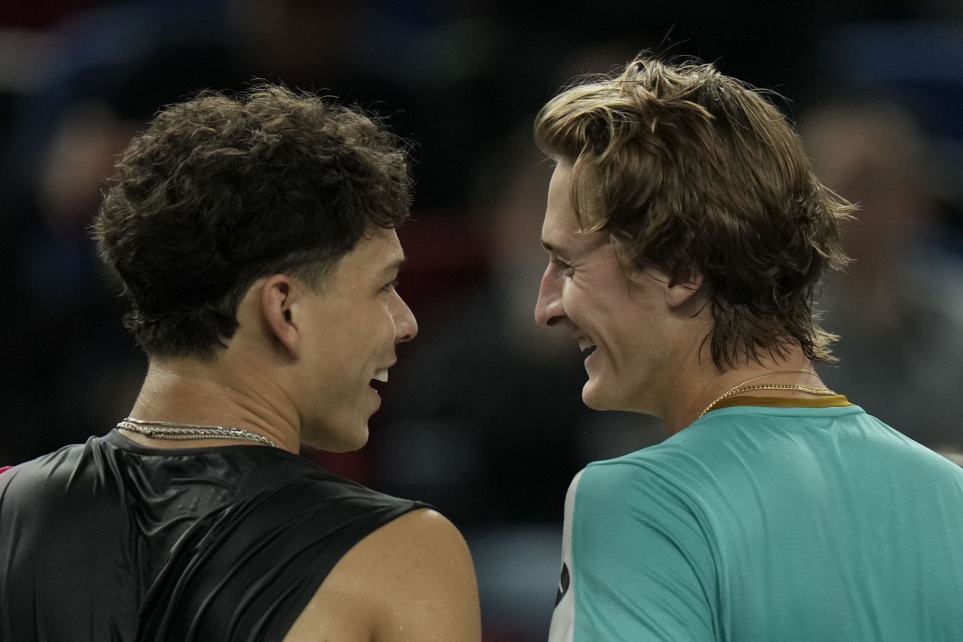 Ben Shelton and Sebastian Korda share a warm moment: Shanghai Masters 2023