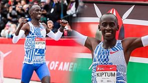 Kelvin Kiptum receives hero's welcome in Kenya after breaking men's world marathon record in Chicago