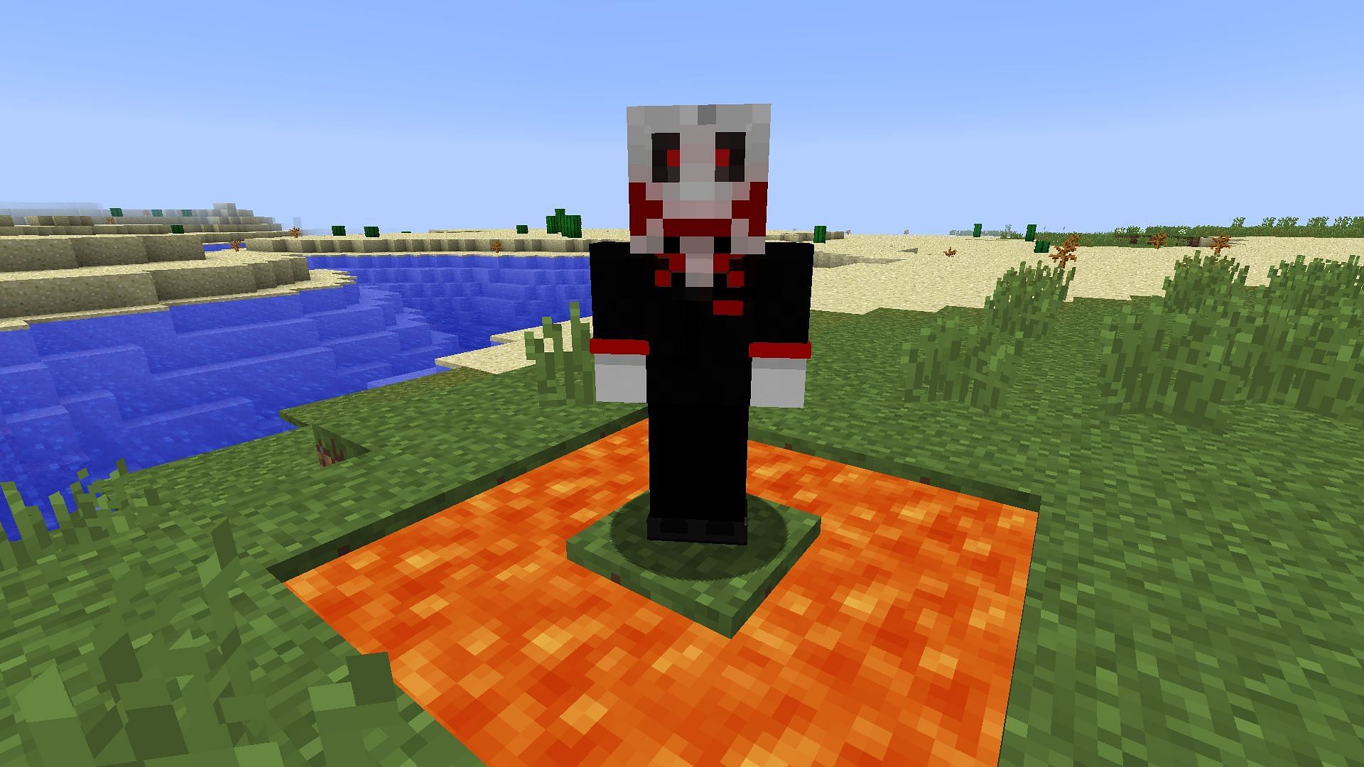 This mod adds various villains from scary movies to Minecraft (Image via CurseForge)