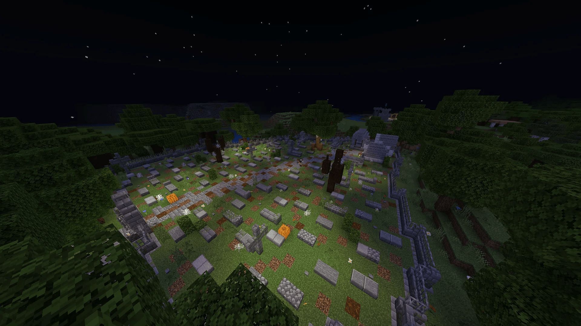 Halloween builds are perfect in Minecraft this time of year (Image via Conquerant1262/Reddit)