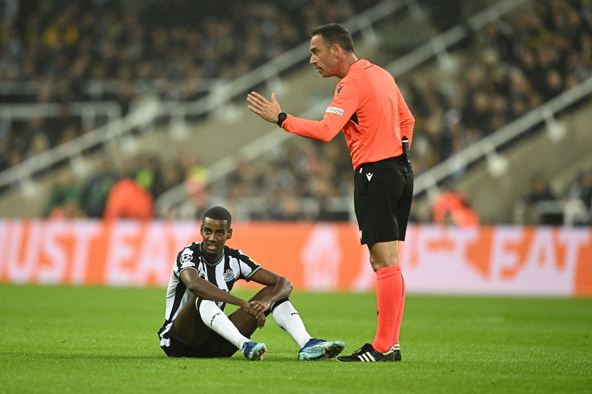 Newcastle United were beaten at home by Borussia Dortmund in the Champions League