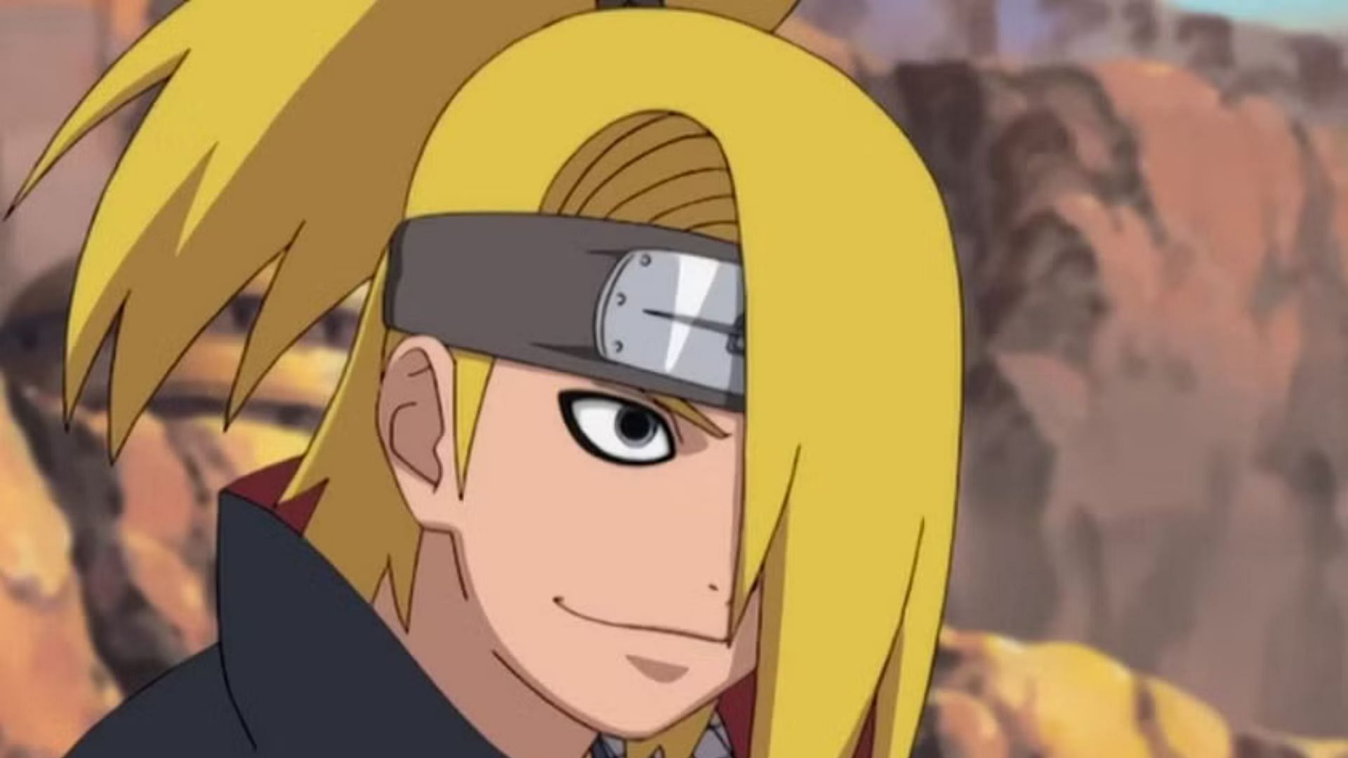 Deidara as shown in anime (Image via Studio Pierrot)