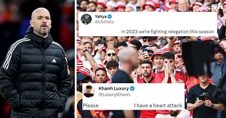 “We’re fighting relegation”, “I have a heart attack” – Manchester United fans worried as duo start together in line-up for Brentford clash