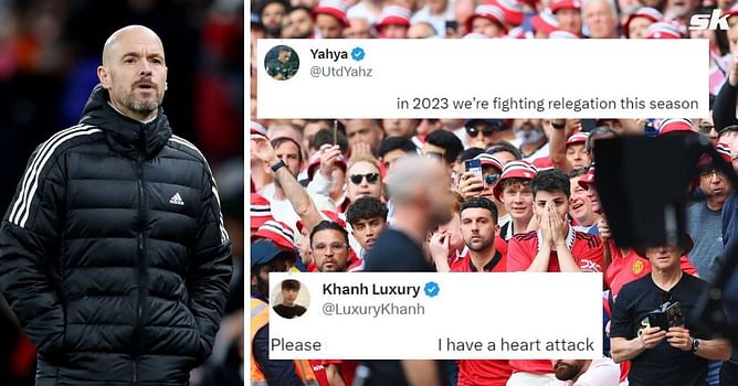 “We’re fighting relegation”, “I have a heart attack” – Manchester United fans worried as duo start together in line-up for Brentford clash