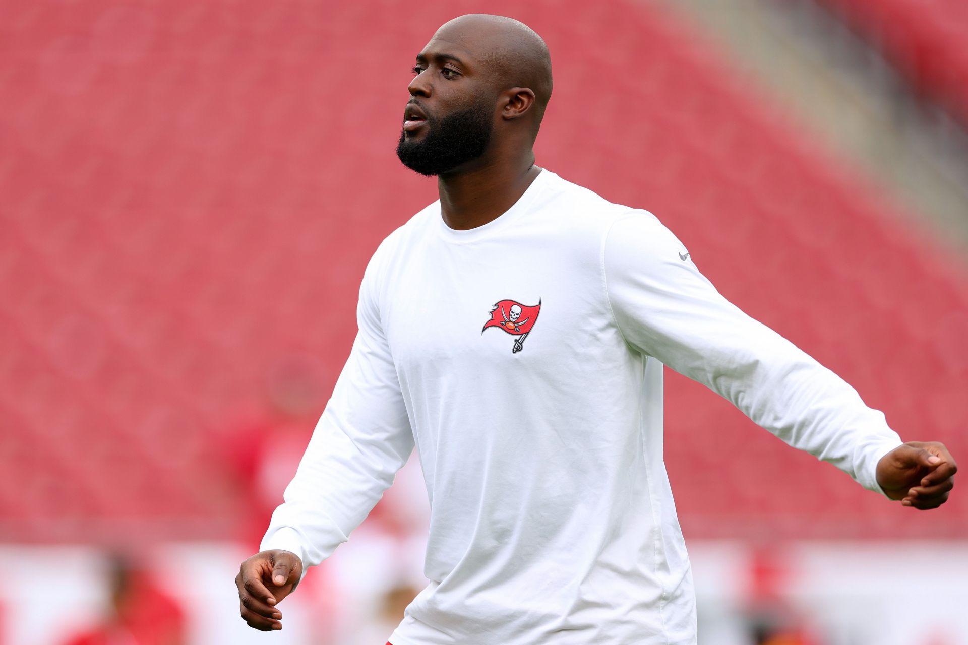 Leonard Fournette during Carolina Panthers v Tampa Bay Buccaneers