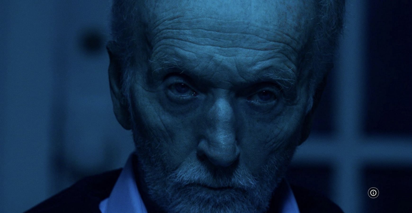 Tobin Bell as the original Jigsaw, John Kramer, in Saw X (Image via IMDb)