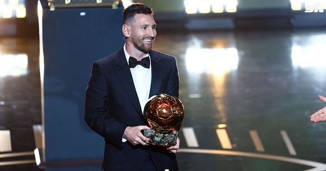Lionel Messi responds after being asked whether he is ‘best player in history’ following 8th Ballon d'Or win