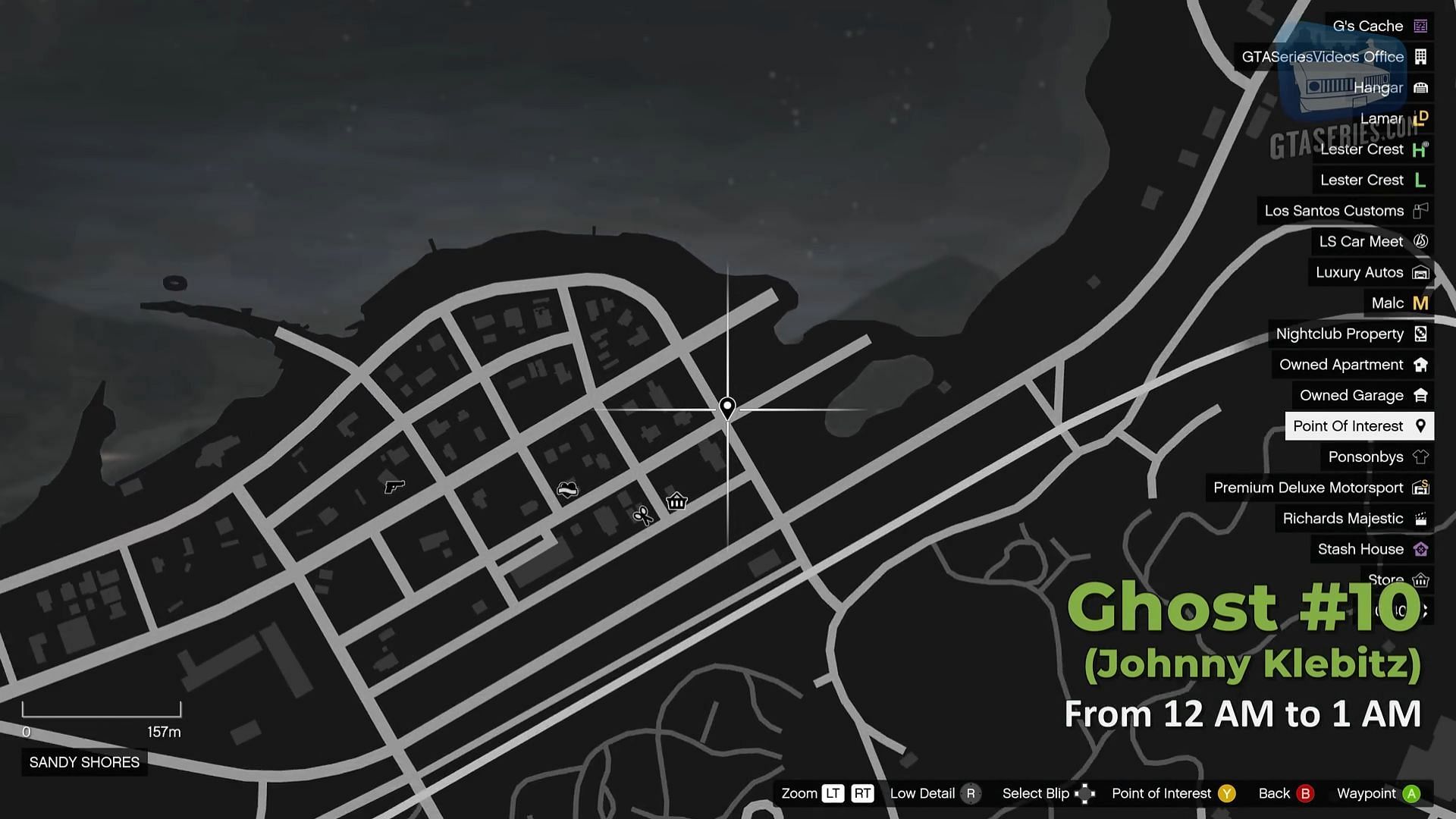 The spawn location of the tenth ghost (Image via YouTube)