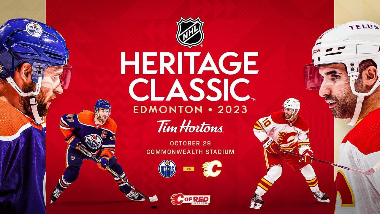 What was the 2023 Heritage Classic attendance? (Image via NHL.com)