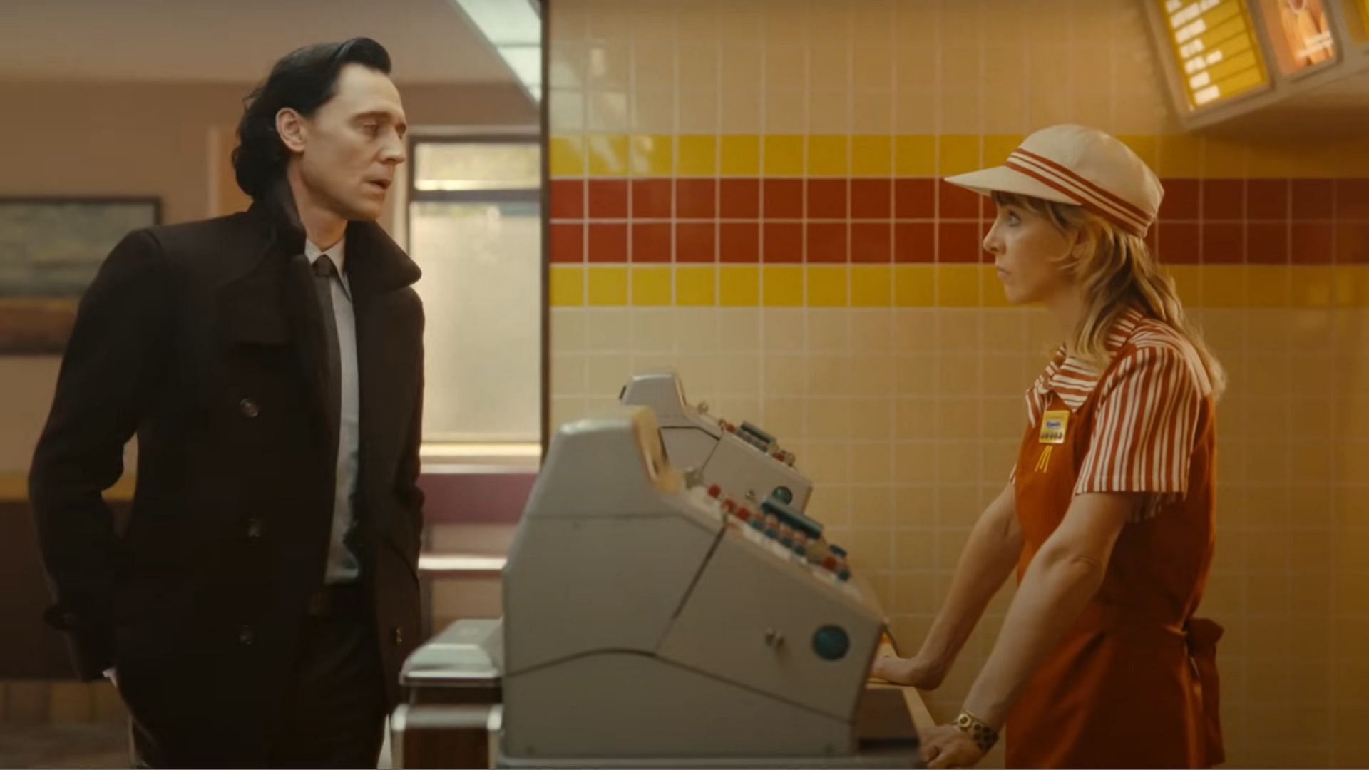 Loki wants to take Sylvie away from her normal life (Image via McDonald&#039;s)