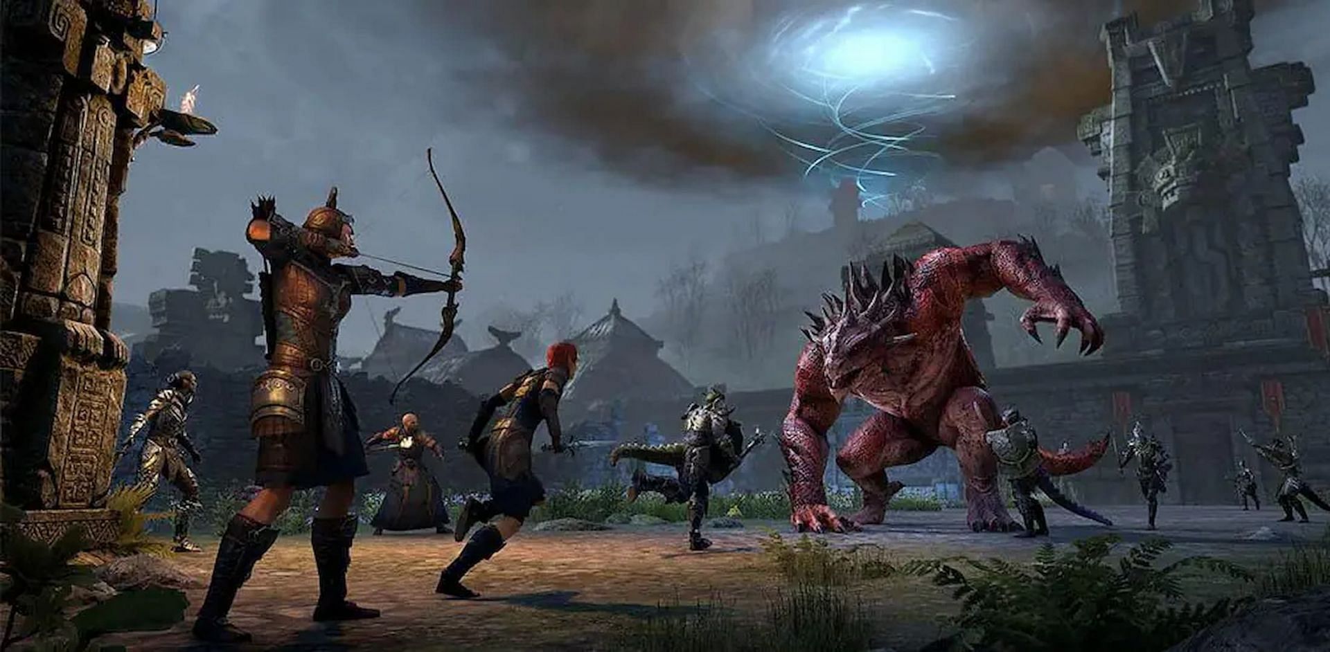 Bosses in the Rockgrove Trial in Elder Scrolls Online. (Image via ZeniMax Online Studios)
