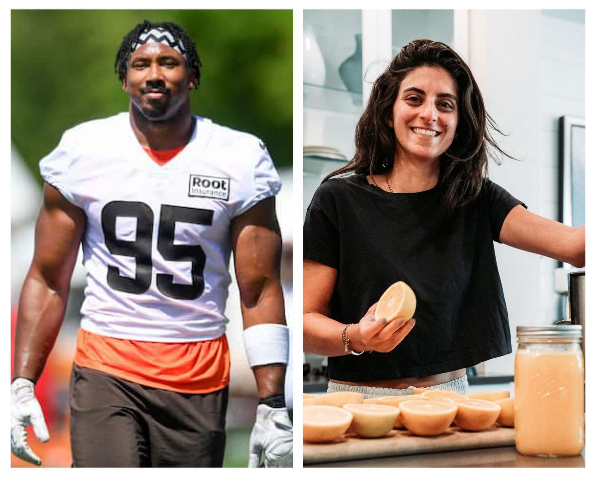 Who is Myles Garrett&rsquo;s girlfriend Serra Tumay?