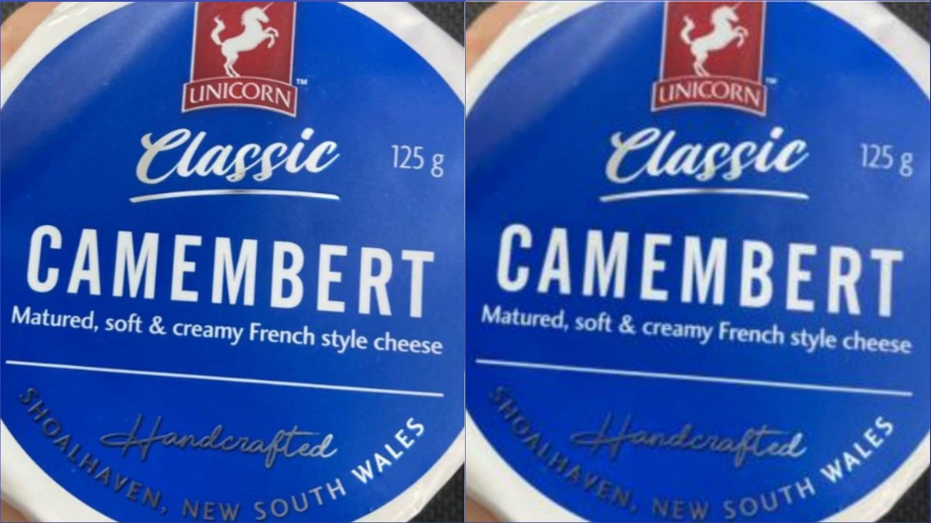 The recalled Camembert Cheese products were sold through Woolworths stores across Australia (Image via Snowbrand Australia)