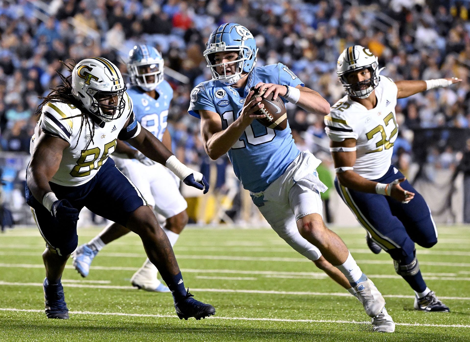 North Carolina vs. Tech football history Records, H2H stats