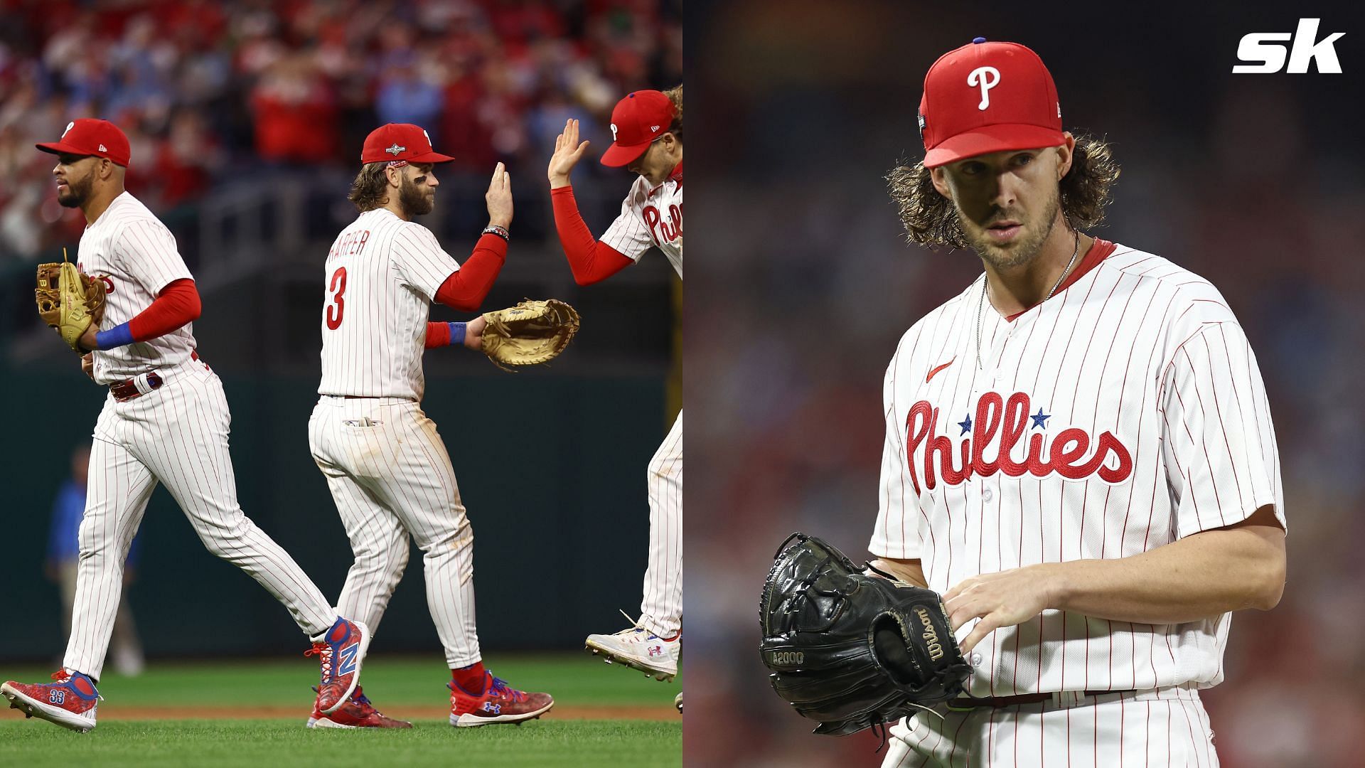 MLB fans laud Phillies after dismantling Diamondbacks in second NLCS game for commanding lead. 