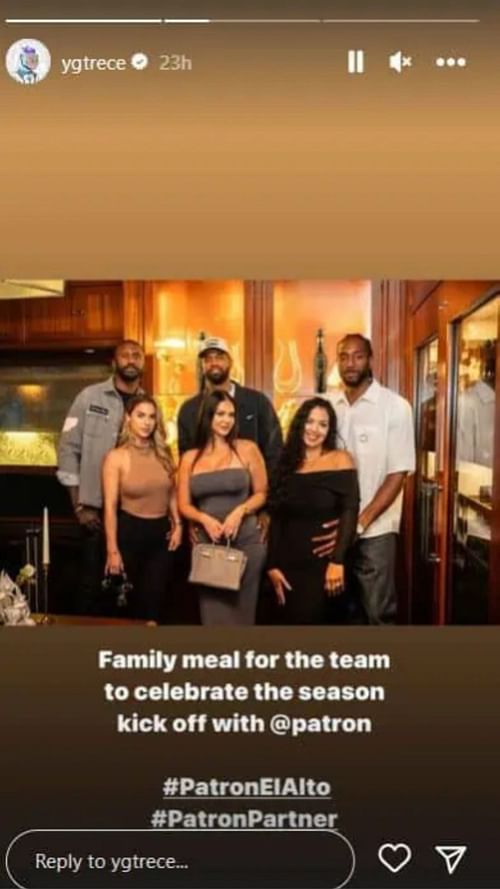 Paul George's IG Story