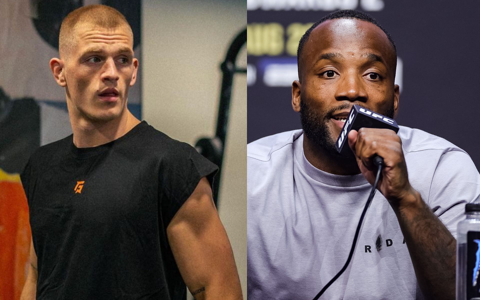 Ian Garry (left) and Leon Edwards (right). [via Instagram @iangarry and Getty Images]