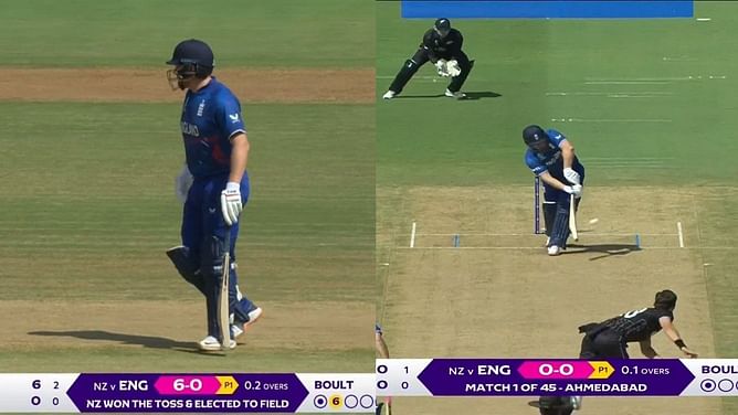 [WATCH] Jonny Bairstow kicks off the 2023 ODI World Cup with a 2nd-ball six off Trent Boult
