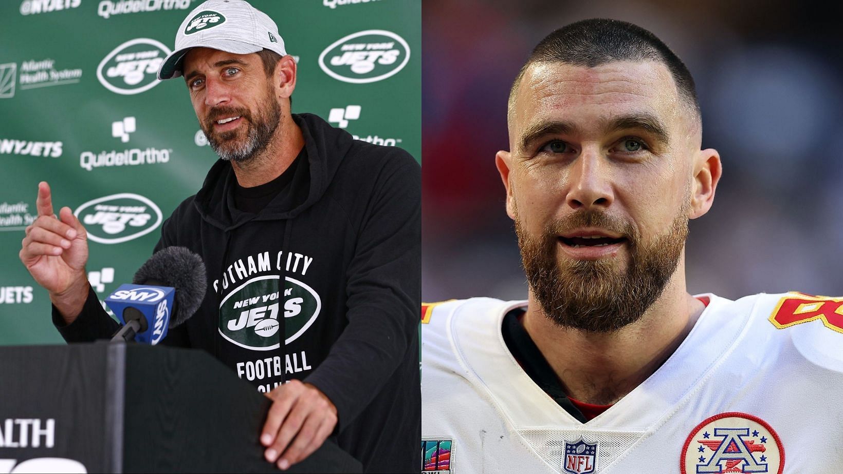 Aaron Rodgers and Travis Kelce have different visions about the COVID-19 vaccine