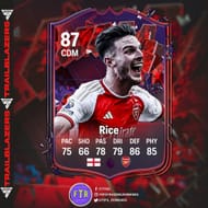 Declan Rice's rumored promo card (Image via Twitter/FTR)