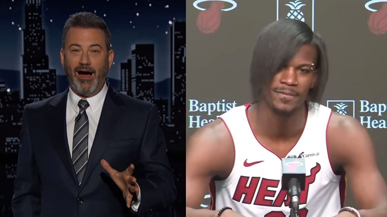 Jimmy Kimmel adds his own jokes to Jimmy Butler