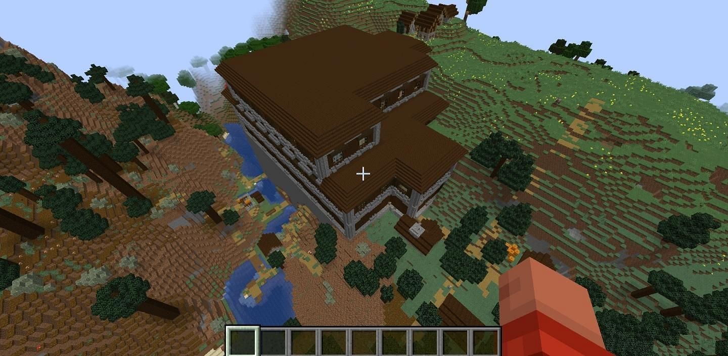 Taiga village and mansion (Image via Reddit user Doctorlector44)