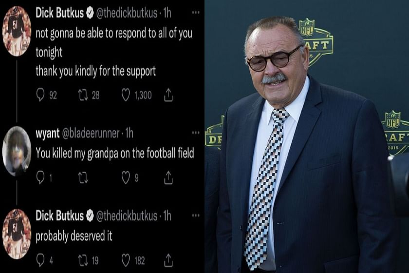 Chicago Bears legend Dick Butkus goes on tweeting spree from team Twitter  account - ABC7 Chicago