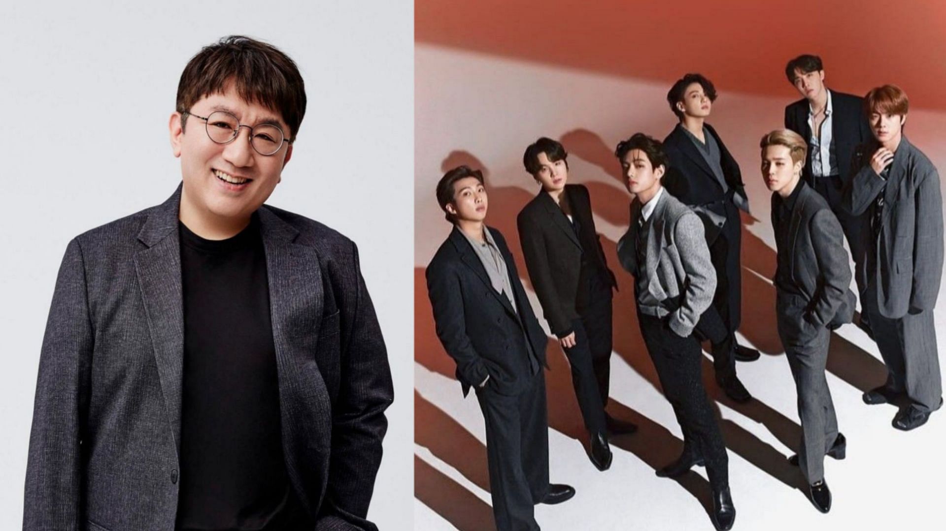 Featuring Bang Si-hyuk and BTS (Image via Bighit Entertainment)