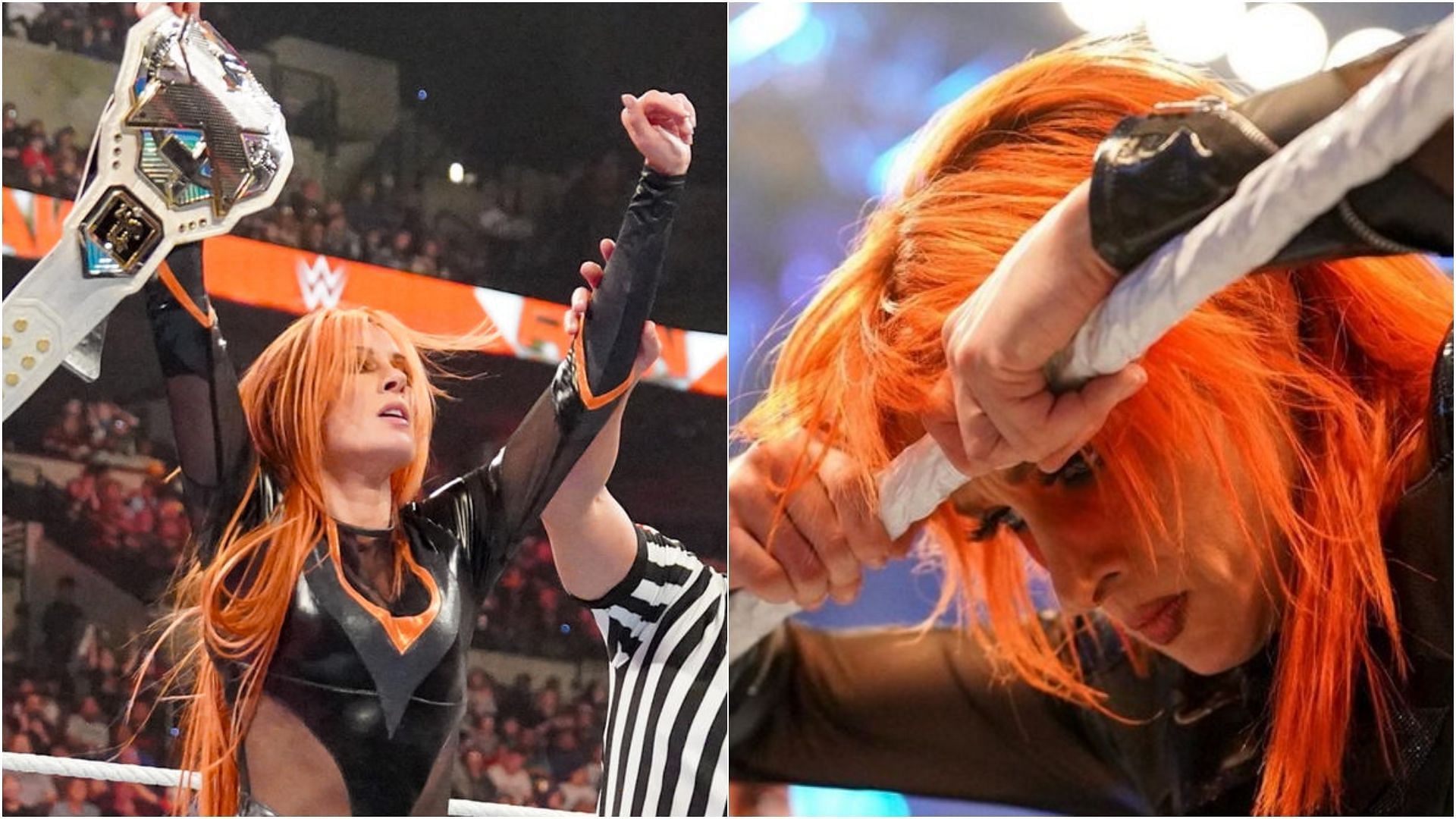 Becky Lynch got a warning from an upcoming WWE star.