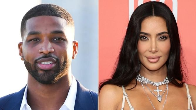 "This is too much": Tristan Thompson's baby mama's sister blasts Kim Kardashian for calling Tristan Thompson 'good dad' to Tatum and True