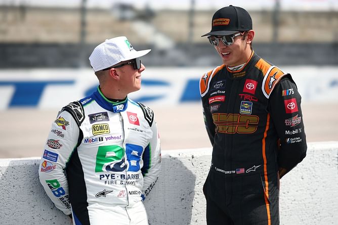 "He definitely made one": Sammy Smith on how teammate John Hunter Nemechek 'made an enemy' during Martinsville elimination race