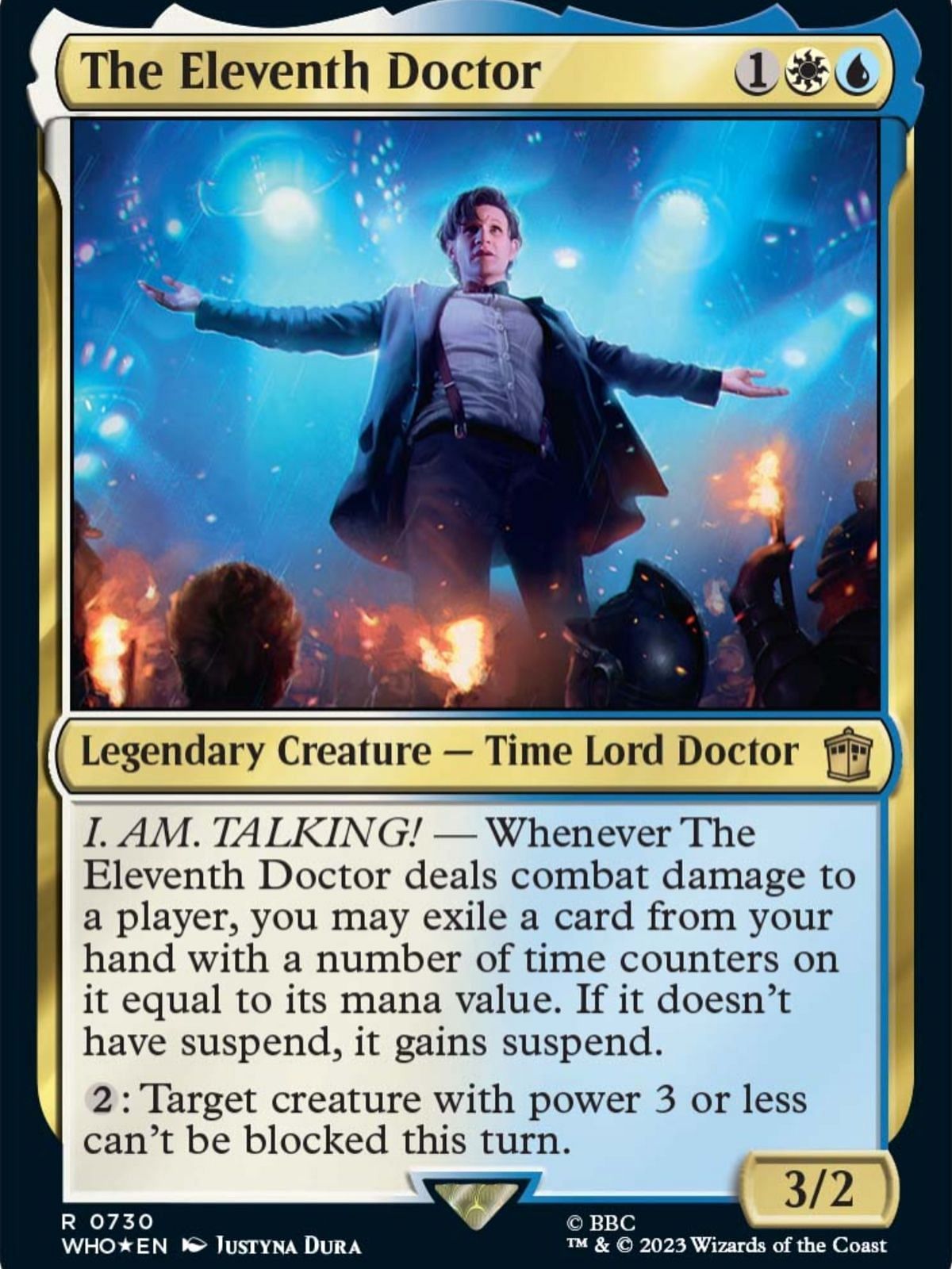 The Eleventh Doctor in MTG (Image via Wizards of the Coast)