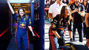WATCH: Hollywood star Drew Barrymore thrilled after performing a 2.3 second pit stop with Red Bull F1 crew