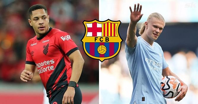 Vitor Roque names Barcelona icon and Manchester City star Erling Haaland as his footballing idols