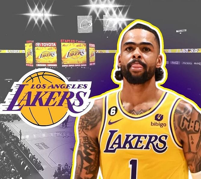 Watch: D'Angelo Russell throws a running lob to Anthony Davis to open scoring for the Lakers