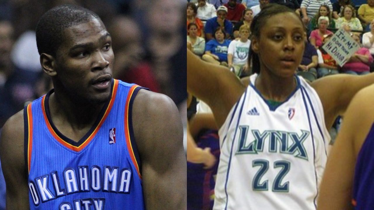 Kevin Durant and Monica Wright used to be engaged. 