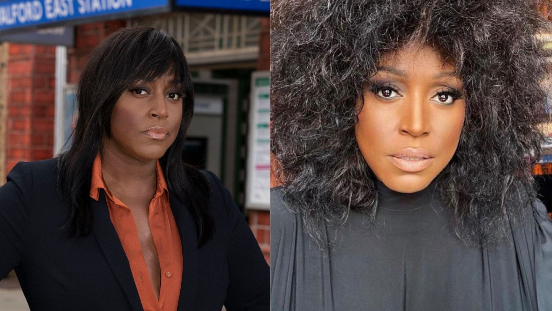 Mica Paris played the EastEnders character Ellie (Image via BBC and Instagram/@mica_paris_soul)