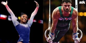 Simone Biles-named vault attempted by male gymnast Dominick Cunnigham who fails to execute it