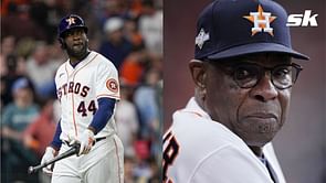 Astros fans confused by Dusty Baker's bizarre response about Yordan Alvarez's health - "Taste testing some of his wine?"