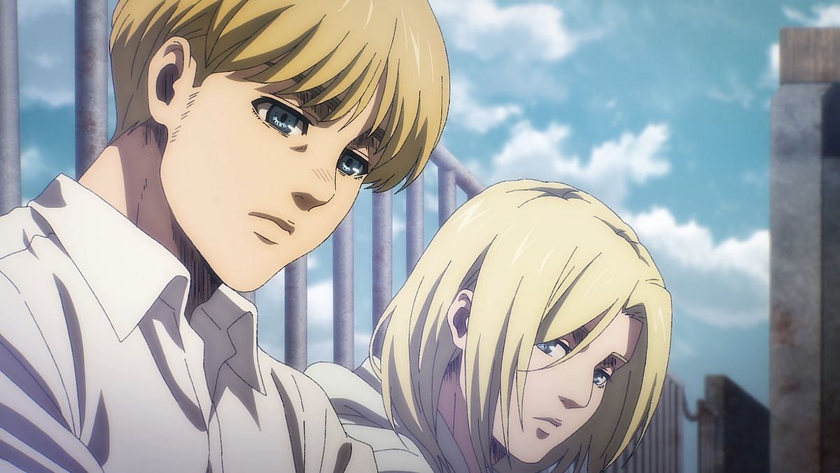 Annie and Armin (Image via MAPPA)