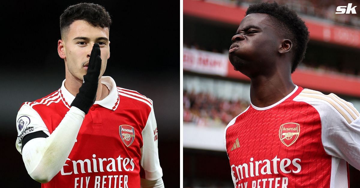 Arsenal attackers - Gabriel Martinelli and Bukayo Saka 