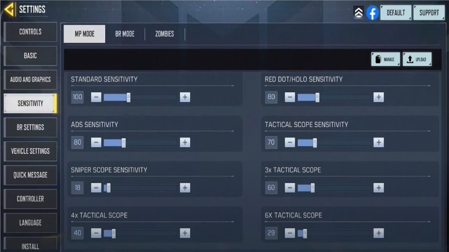 Best COD Mobile 4-finger claw grip settings to use in 2023