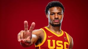 Watch: Bronny James shares having tons of unread texts during USC camp