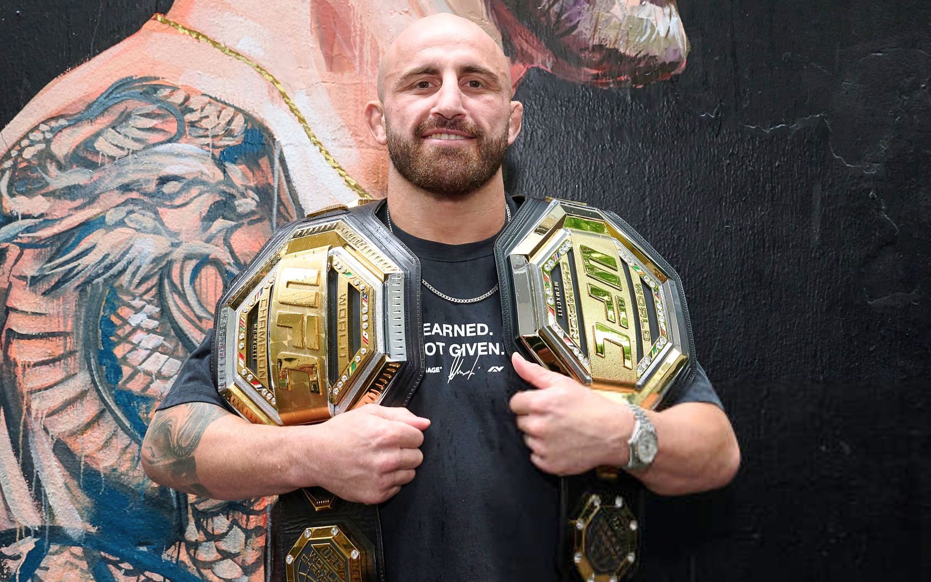 UFC featherweight champion Alexander Volkanovski [Image Courtesy: @GettyImages]